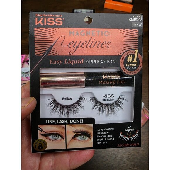 Kiss Lash Drip "Drenched" False Eyelashes Pack Spiky Boosted Volume 3D Drama Wet - Picture 16 of 16